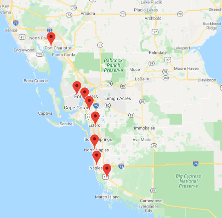 Naples Wound Healing Institute locations